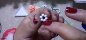 آموزش ساخت جاسوییچی طرح کیف با منجوق