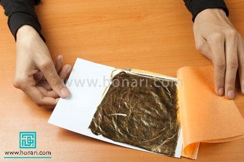 ورق طلا چیست؟ انواع ورق طلا، چسب و نکات کار با آن